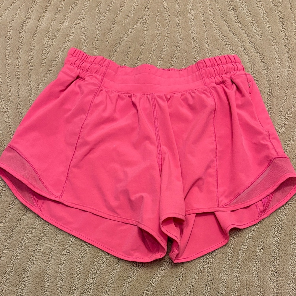 Lululemon Athletica Hot Pink Athletic Shorts